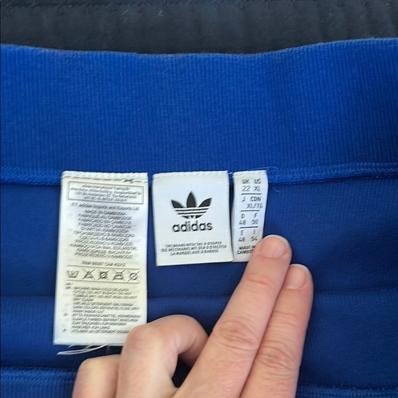 Adidas Blue Midi Pencil Skirt XL - Picture 3 of 4
